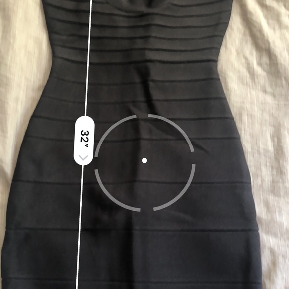 Herve Leger Classic Y2K Bandage Dress Gray SZ XXS - Picture 12 of 12